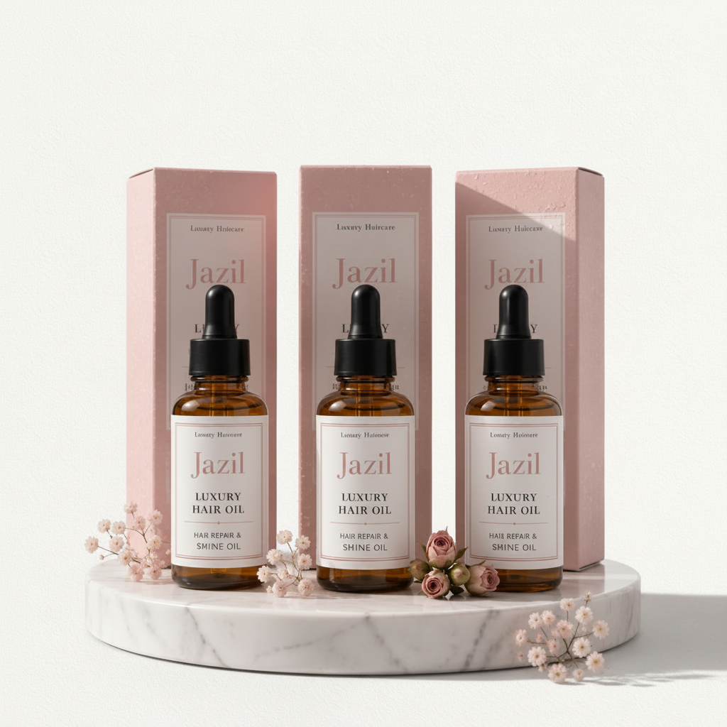 Jazil Hair Oil — Hero Shot