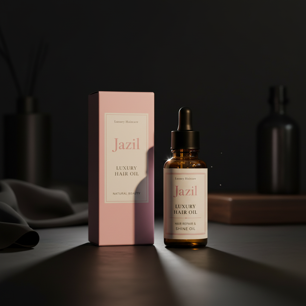 Jazil Hair Oil — Luxury Dark