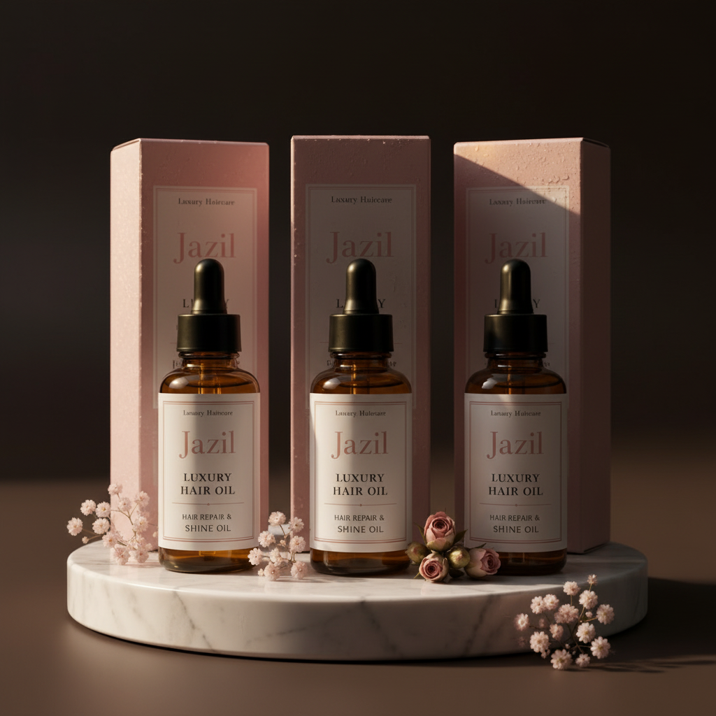 Jazil Hair Oil — Luxury Dark